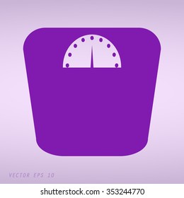 Violet Web icon- scales, weighing, weight, balance 