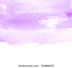 Violet white color aquarelle