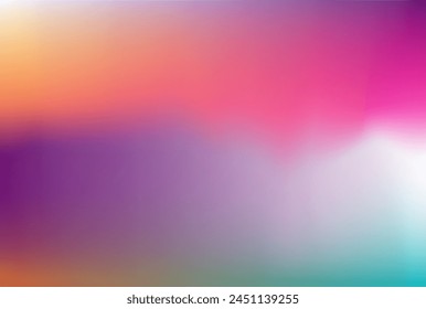 Violet white cyan sample. Mockup advertisement cards post calendar price list brochure labels presentation. Organic shape. Orange blue purple gradient background. Lilac azure apricot wallpaper pattern