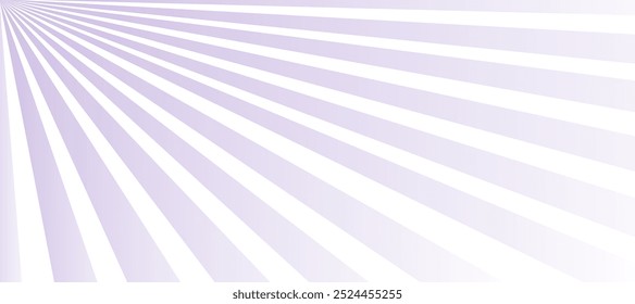 Violet and white sun rays background