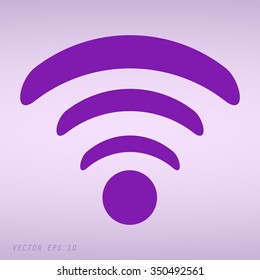 Violet Wi-Fi Icon 