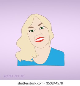 Violet women icon