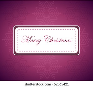 Violet Xmas Wish card
