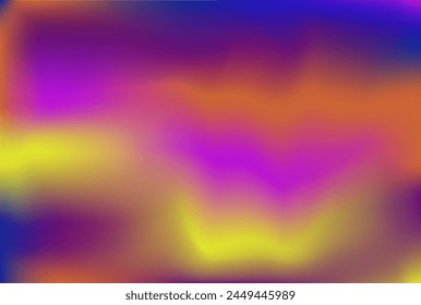 Violet yellow cyan orange pink background. Royal blue purple ochre apricot lilac wallpaper. Indigo navy sunny violet tangerine mockup for ads cards poster presentation media. Dark neon lined gradient.