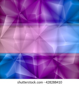 Violet-Blue Abstract Background. EPS-10. Transparency Used.