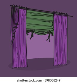 violet-green blinds 