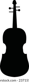 violin with bow icon set. simple vintage music violin vector symbol for mobile app, and website UI design.