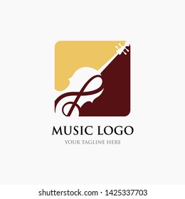 Violin / Cello logo design inspiration , classic and luxury logo designs