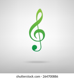 Violin clef illustration
