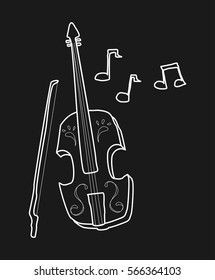 violin doodle