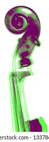 violin head illustration for music festival