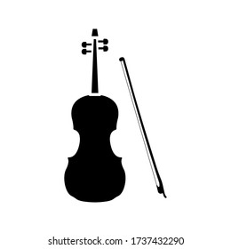 violin icon design. vector illustration