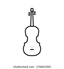 violin icon design. vector illustration