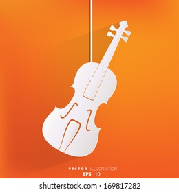 Violin Icon. Music background