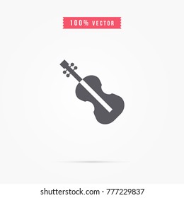 Violin icon. music symbol