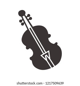 Violin icon, musical instrument