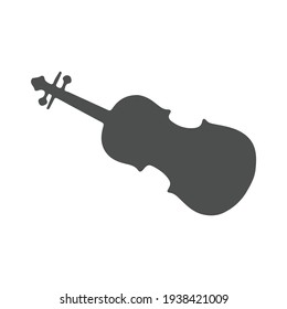 Violin icon . Simple illustration of Violin  vector icon for web design isolated on white background