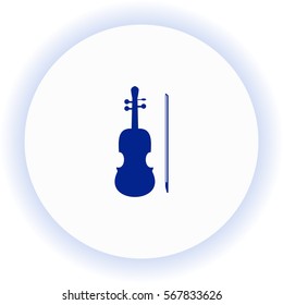 Violin  icon. Vector design.