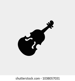 Violin icon. Vector violin illustration