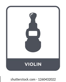 violin icon vector on white background., violin simple element illustration