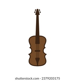 violin icon vector  template illustration logo design
