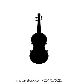 violin icon vector,isolated on white background,ilustration for design