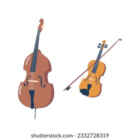 Violin Instrument With A High, Bright Sound, Played With A Bow. Used In Classical, Jazz, And Folk Music