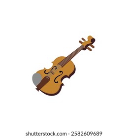 Violin instrument music vector illustration