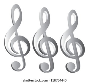 violin key, music