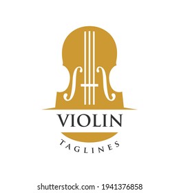 Violin Logo Gold Violin Symbol