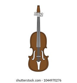 Violin music instrument