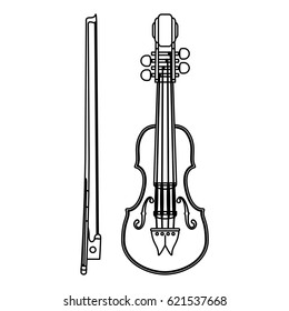 Violin music instrument