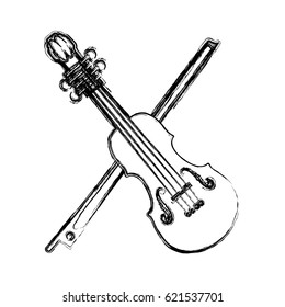 Violin music instrument