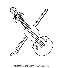 Violin music instrument