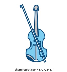 Violin music instrument