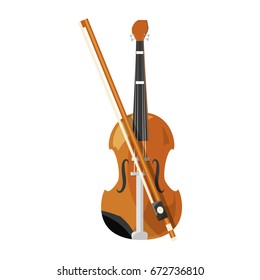 Violin music instrument