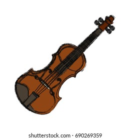 Violin music instrument