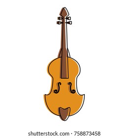 Violin music instrument