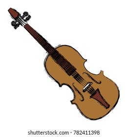Violin music instrument