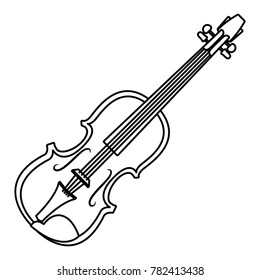 Violin music instrument