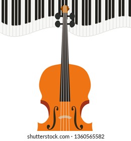 violin musical instrument pattern