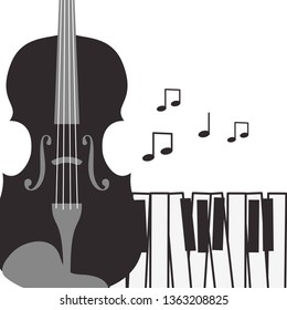 violin musical instrument pattern