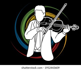 Violin Musician Orchestra Instrument Graphic Vector