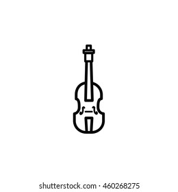 Violin Outline Icon