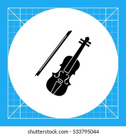 Violin simple icon