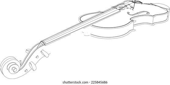 violin sketch