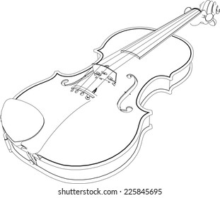 violin sketch