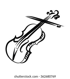 
Violin Sketchy Vector Icon
