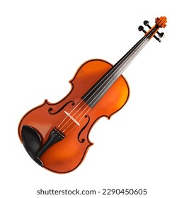 violin with style hand drawn digital painting illustration