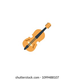 Violin vector flat icon